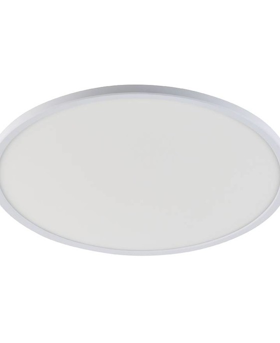 Stropní LED svítidlo Oja 2700K IP54 stmívatelné od Nordluxu kruhového tvaru v klasickém jednoduchém designu do koupelny.