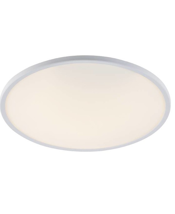 Stropní LED svítidlo Oja 2700K IP54 stmívatelné od Nordluxu kruhového tvaru v klasickém jednoduchém designu do koupelny.