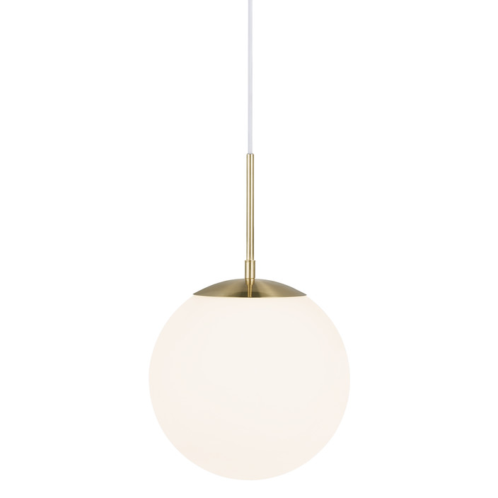 Nordlux Grant - elegantní závěsná lampa. Nadčasová kombinace skla, kovu a stylu. (Průměr: Ø25cm)