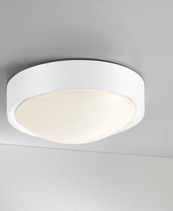 Nástěnné/stropní LED svítidlo Cover v klasickém tvaru v bílé barvě