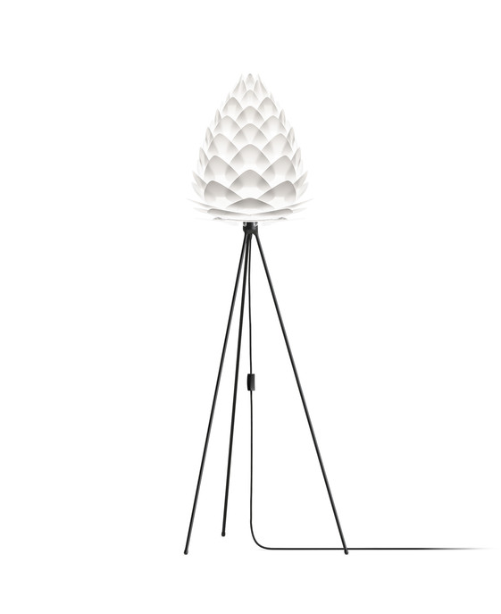 UMAGE Conia - elegantní svítidlo v originálním designu. Lampa ve tvaru borové šišky do ložnice, obývacího pokoje, ale i kavárny. Variabilní - závěsná nebo stojací (stínidlo pohyblivé v rozsahu 180°)