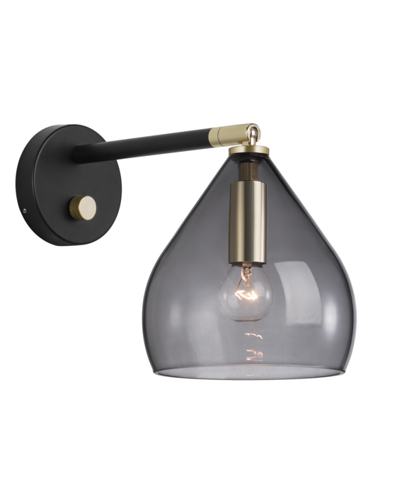 Nástěnná lampa Sence od Nordluxu - vysoce dekorativní řada skleněných lamp v originálním provedení