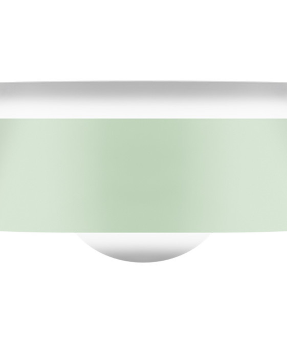 Závěsné stínidlo UMAGE Cuna z odolného kovu. Tři barevné kombinace (bílá, pistáciově zelená nebo černá)