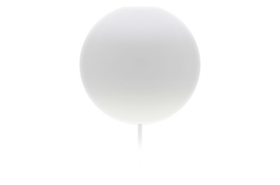 Originální závěs UMAGE Cannonball ve tvaru dělové koule. Černý nebo bílý silikon