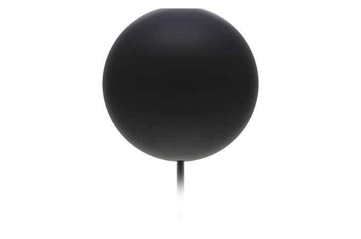 Originální závěs UMAGE Cannonball ve tvaru dělové koule. Černý nebo bílý silikon (černá)