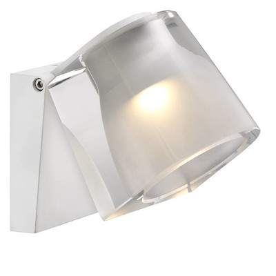 Designové nástěnné LED svítidlo Nordlux IP S12 s nastavitelným ramenem o 120° se skleněným stínítkem vhodné do koupelny