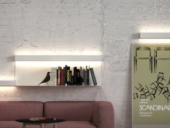 Designové nástěnné LED svítidlo Nordlux IP S16 s nastavitelným sklonem vhodné k osvětlení zrcadla v bílé barvě
