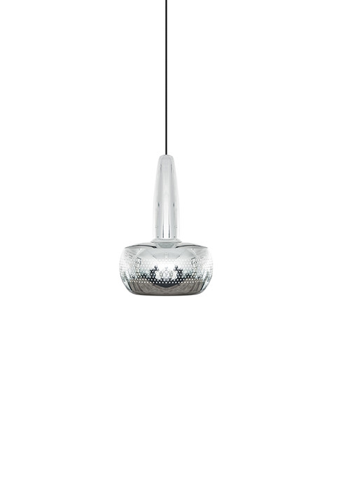 UMAGE Clava - lampa z leštěného hliníku v moderním severském stylu. Do jídelny i baru (leštěná ocel)