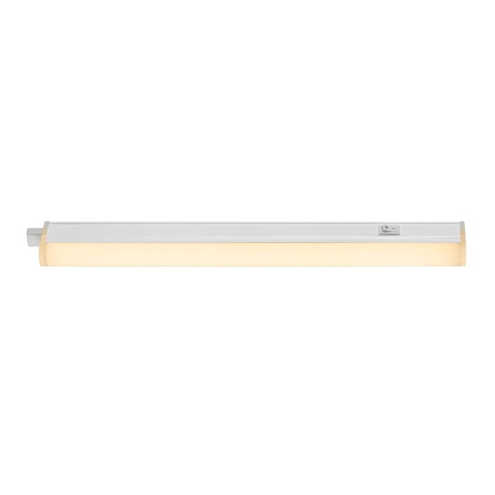 Klasické podlouhlé stropní svítidlo Nordlux Latona je ideální k nasvícení pracovní plochy v dílně i v kuchyni. (Délka: 31,2cm)